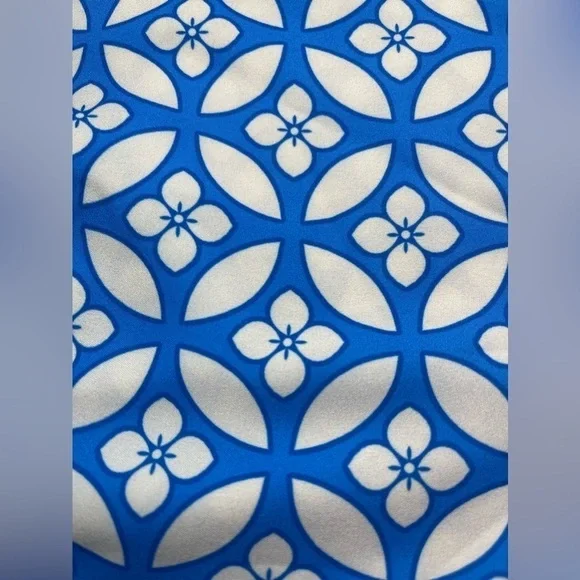 Royal Blue Bohemian Casual Smock Summer Dress - Picture 6 of 6